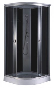 Душевая кабина DANA-711 black/90*90/